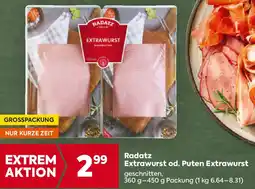 Billa Radatz Extrawurst od. Puten Extrawurst Angebot