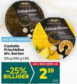 Billa Castello Frischkäse div. Sorten Angebot