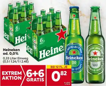 Billa Heineken od. 0,0% Angebot