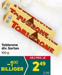 Billa Toblerone Angebot