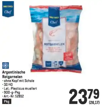 Metro Argentinische Rotgarnelen Angebot