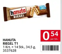 Transgourmet Hanuta riegel t1 Angebot