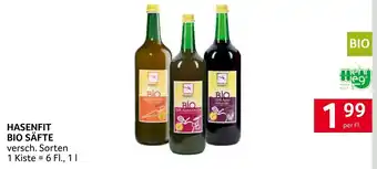 Transgourmet Hasenfit bio säfte Angebot
