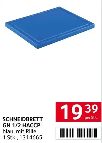 Transgourmet Schneidbrett gn 1/2 haccp Angebot