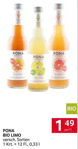 Transgourmet Pona bio limo Angebot