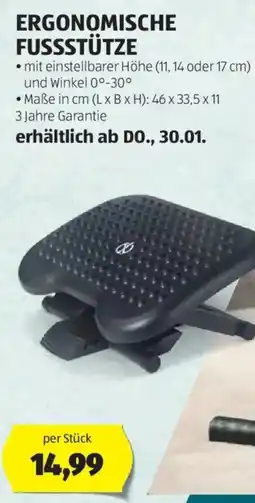 Hofer Ergonomische fussstütze Angebot