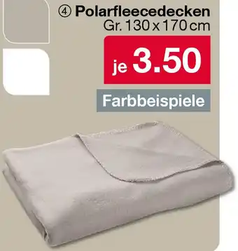 Woolworth Polarfleecedecken Angebot