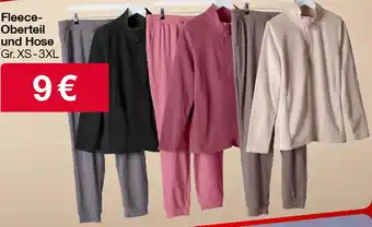 Woolworth Fleece- Oberteil und Hose Angebot