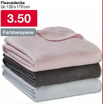 Woolworth Fleecedecke Angebot