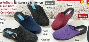 Norma Herren Filz-Pantoffeln Angebot