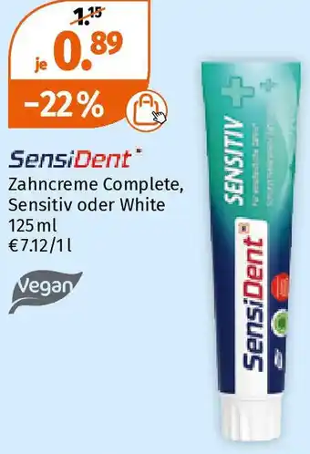 Müller Zahncreme Complete, Sensitiv oder White Angebot