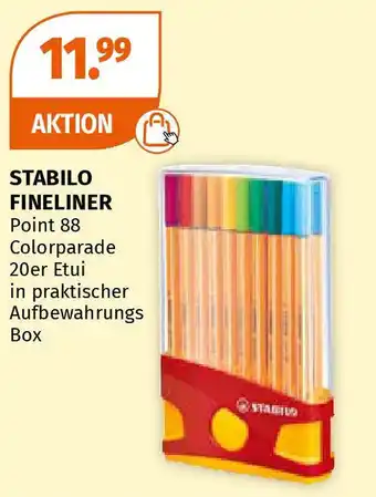 Müller Stabilo fineliner Angebot