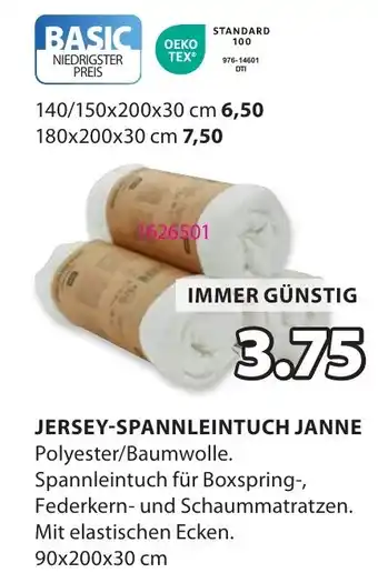 JYSK Jersey-spannleintuch janne Angebot