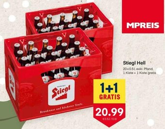 MPreis Stiegl Hell Angebot