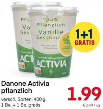 MPreis Danone Activia Pflanzlich 400g Angebot