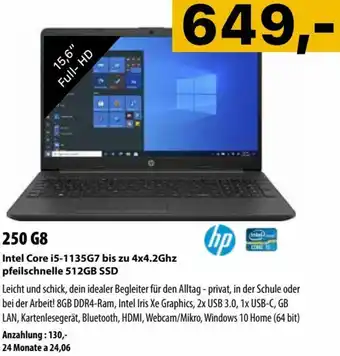 250 GB Intel Core i5-1135G7 Bis Zu 4x4.2Ghz Pfeilschnelle 512GB SSD