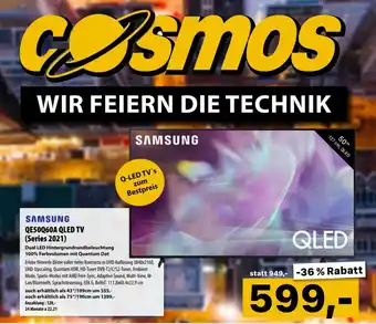 Cosmos Samsung QE50Q60A QLED TV Angebot