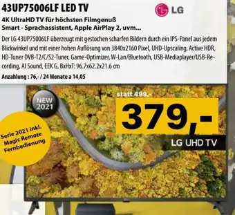 43UP75006LF LED TV