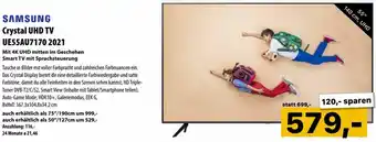 Cosmos Samsung Crystal UHD TV UE55AU7170 2021 Angebot