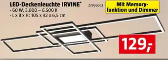 Bauhaus LED-Deckenleuchte IRVINE Angebot