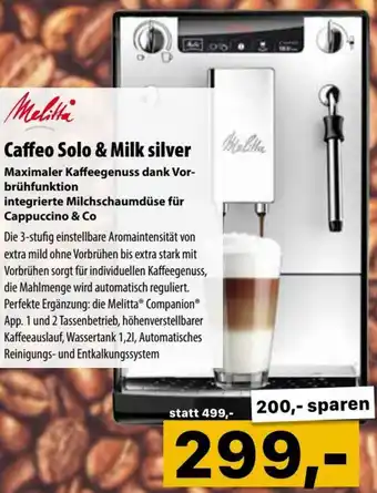 Caffeo Solo & Milk Silver