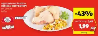 Hofer Hühner Suppentopf Angebot