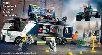 Lego Polizeitruck mit Labor Angebot