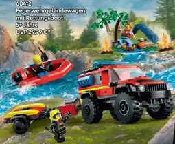 Lego Feuerwehrgeländewagen mit Rettungsboot Angebot