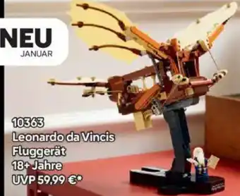 Lego Leonardo da Vincis Fluggerät Angebot