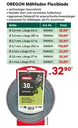 Lagerhaus Oregon mähfaden flexiblade Angebot