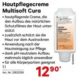 Lagerhaus Hautpflegecreme Multisoft Cura Angebot