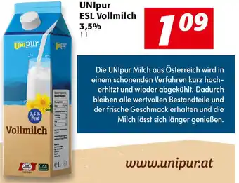 Nah&Frisch Unipur Esl Vollmilch Angebot