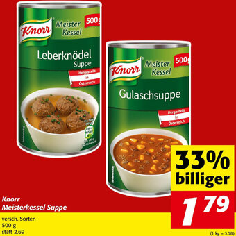 Nah&Frisch Knorr Meisterkessel Suppe 500 g Angebot
