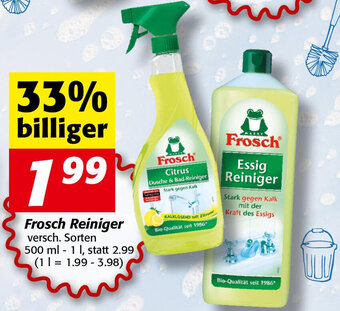 Nah&Frisch Frosch Reiniger 500 ml Angebot