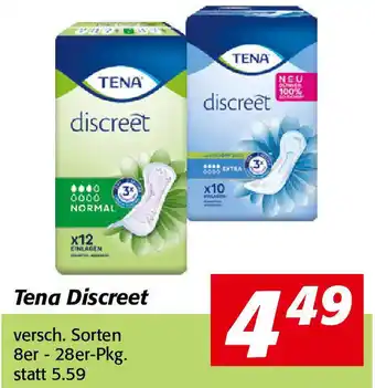 Nah&Frisch Tena Discreet 8er-28er Pkg Angebot