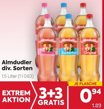 Billa Almdudler Div. Sorten 1,5 Liter Angebot
