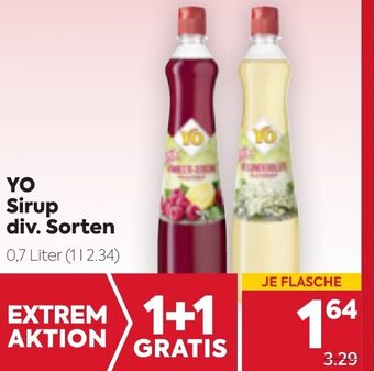 Billa Yo Sirup Div. Sorten 0,7 Liter Angebot