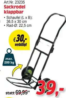 Zgonc Sackrodel klappbar Angebot