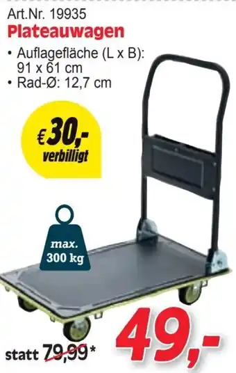Zgonc Plateauwagen Angebot