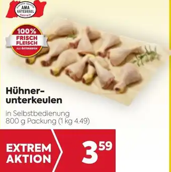 Billa Hühner Unterkeulen 800g Angebot