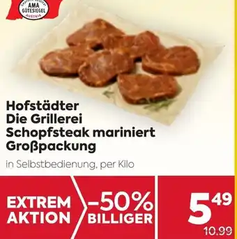 Billa Hofstädter Die Grillerei Schopfsteak Mariniert Großpackung Angebot
