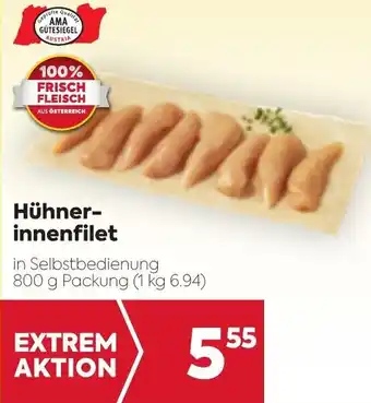 Billa Hühner Innenfilet 800 g Angebot