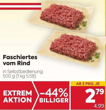 Billa Faschiertes Vom Rind 500 g Angebot
