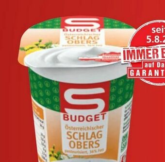 Spar Schlagobers Angebot