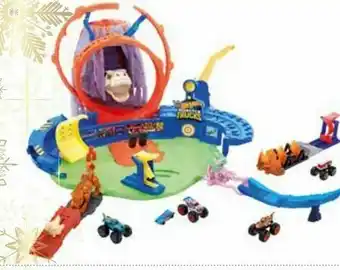 Interspar Spielset Monster Trucks Volcano Arena Hot Wheels Angebot