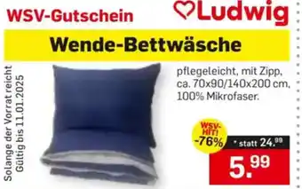 Möbel Ludwig Wende-Bettwäsche Angebot