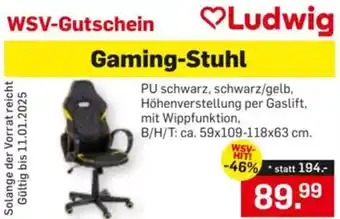 Möbel Ludwig Gaming-Stuhl Angebot