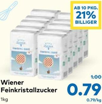 T&G Wiener Feinkristallzucker 1kg Angebot