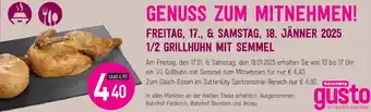 Sutterlüty 1/2 grillhuhn mit semmel Angebot