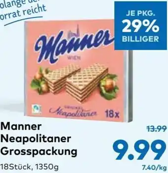 T&G Manner Neapolitaner Grosspackung 1350g Angebot